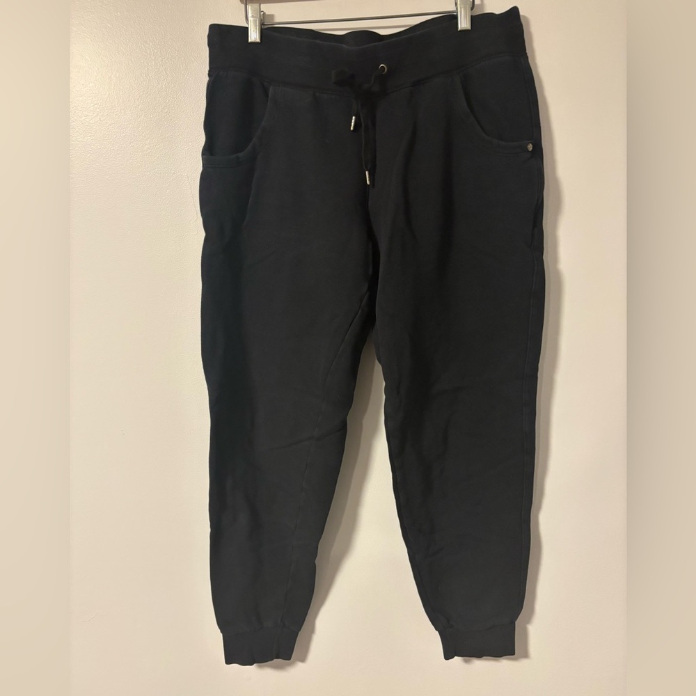 Tuff Athletics Black Basic Cotton Blend Sweatpants 1042811 Joggers Women’s Large